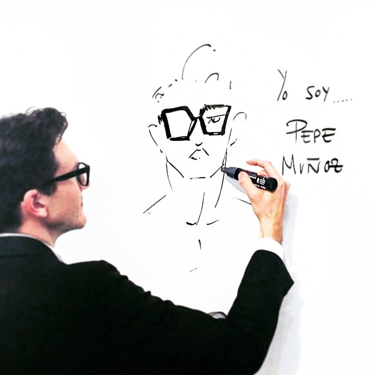 Pepe Muñoz profesor de ESAEM Celine Dion ilustrador