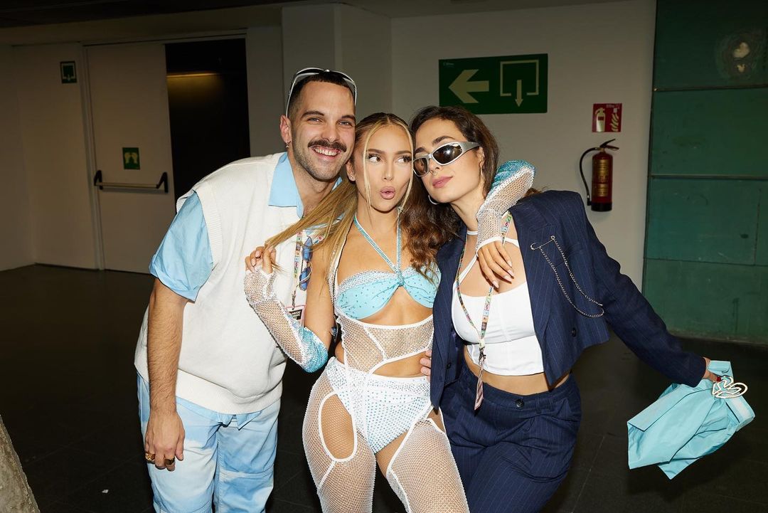 Borja Rueda y Lena Zafra coreógrafos de Ana Mena